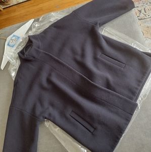 Navy Blue J. Crew Wool Blend coat